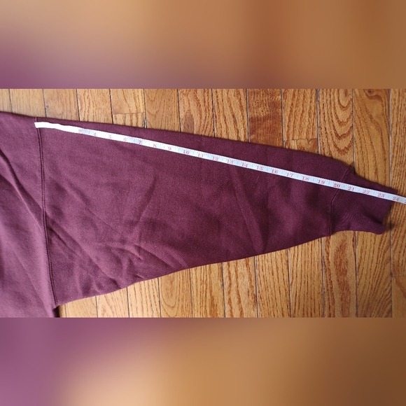 Vtg NWT Deadstock 90s Boston College Eagles Embroidered Maroon Crewneck Sz L - Picture 6 of 11